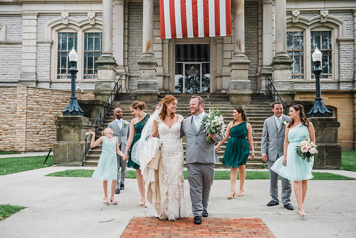 Ashley D Photography, The Skylight, Newark Ohio Wedding, Teal and Blue wedding