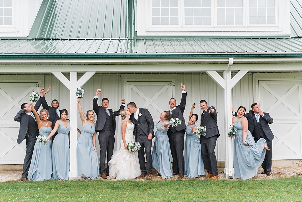 Dusty Blue Wedding, Arlington Acres, Ashley D Photography
