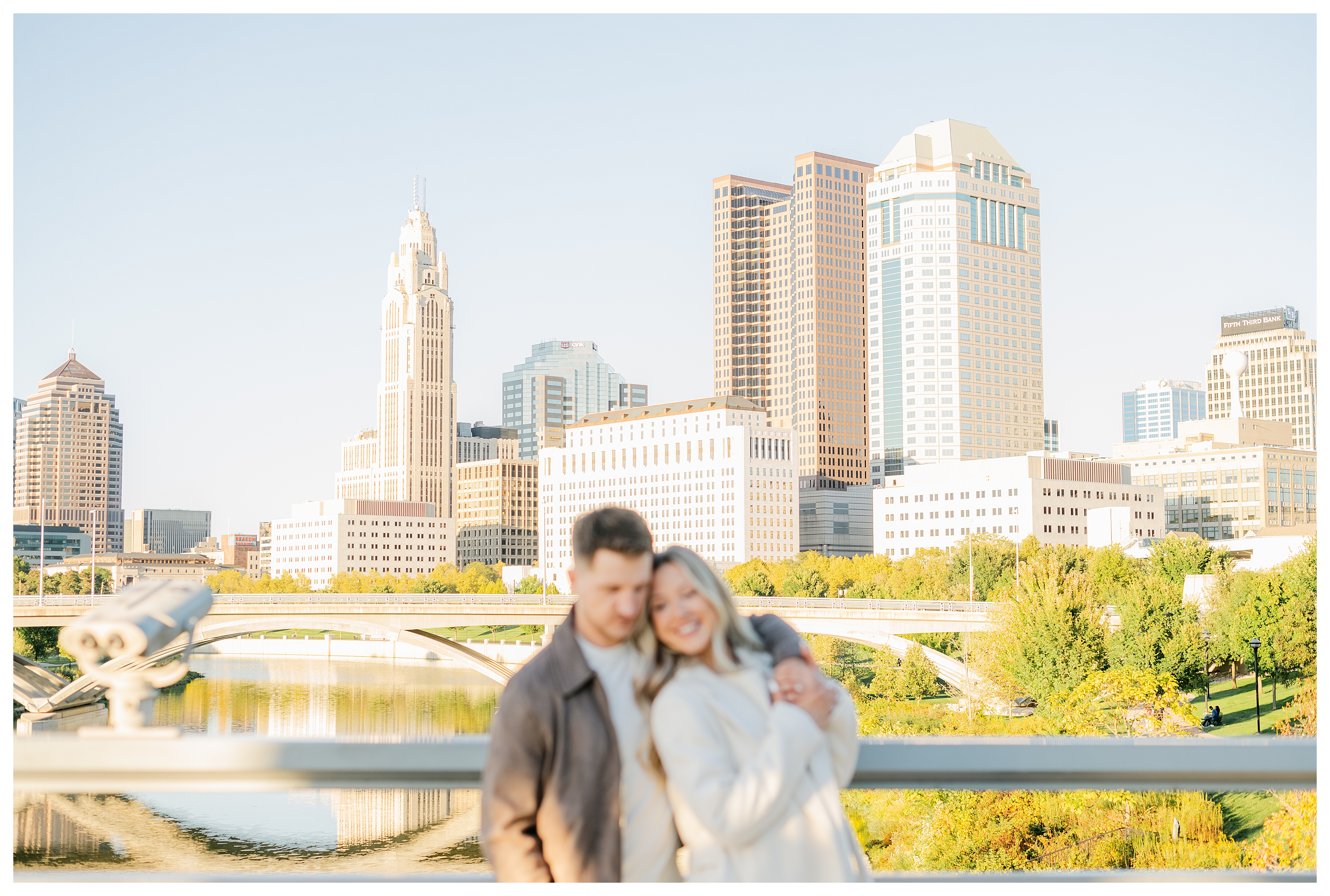 downtown columbus engagement session ashley d photos